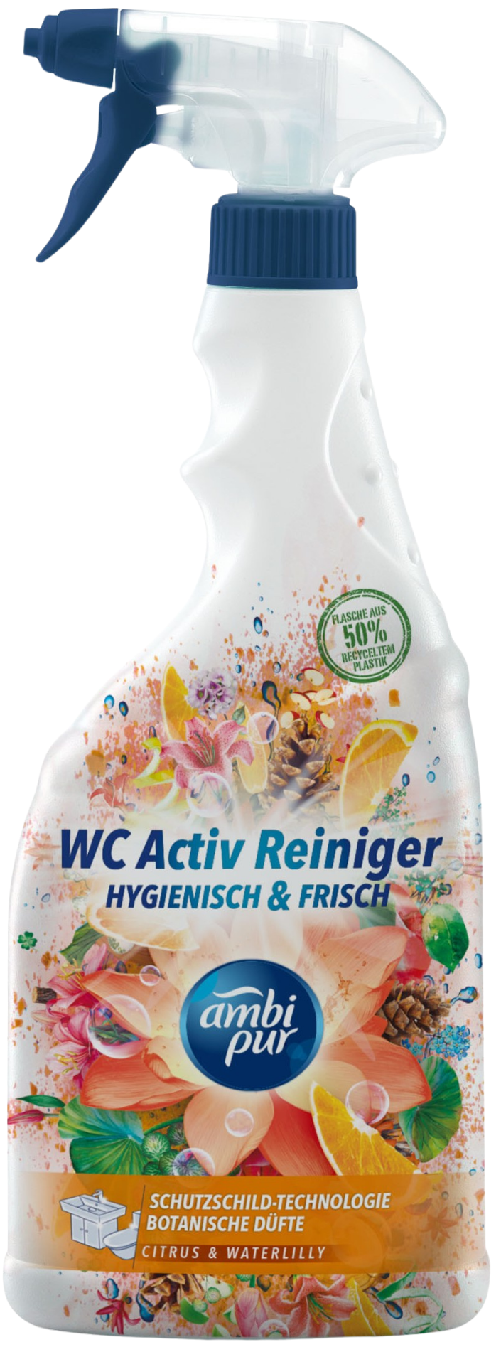 Ambi Pur WC Active sprej citrus a leknín