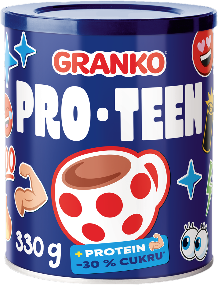 Granko Pro-teen Instantní kakaový nápoj s proteinem
