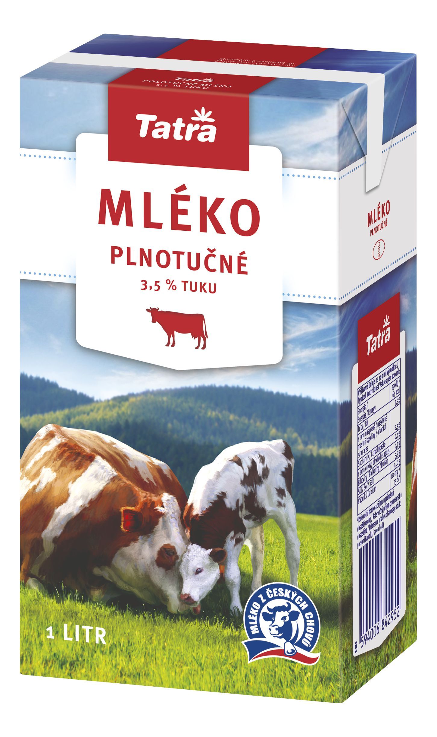 Tatra trvanlivé plnotučné mléko 1l