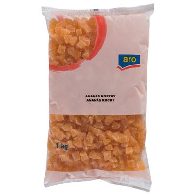 aro Ananas proslazený kostky 1 kg