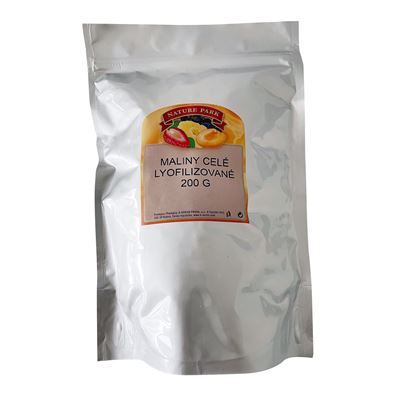 Lyofilizované maliny celé 200 g