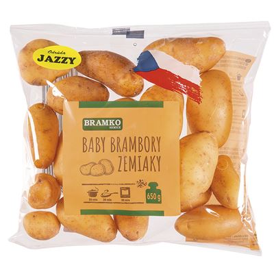 Brambory žluté baby Jazzy CZ čerstvé 650 g