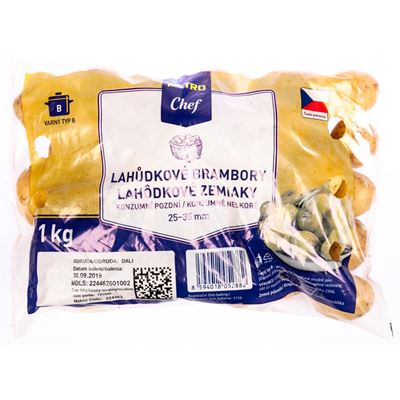 METRO Chef Brambory prané lahůdkové 25/35 typ B přílohové CZ čerstvé 1 kg