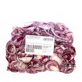 Cibule červená loupaná plátky chlaz. 1 kg
