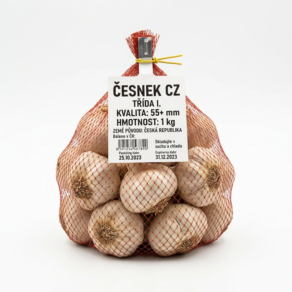 Česnek CZ 55+ 1 kg síť