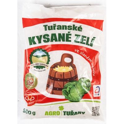 Tuřany Zelí bílé kysané chlaz. 500 g