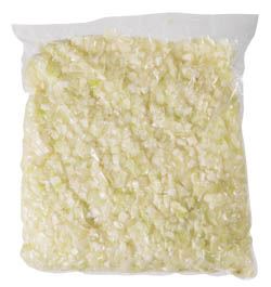 Cibule žlutá loupaná kostky CZ chlaz. 5 kg