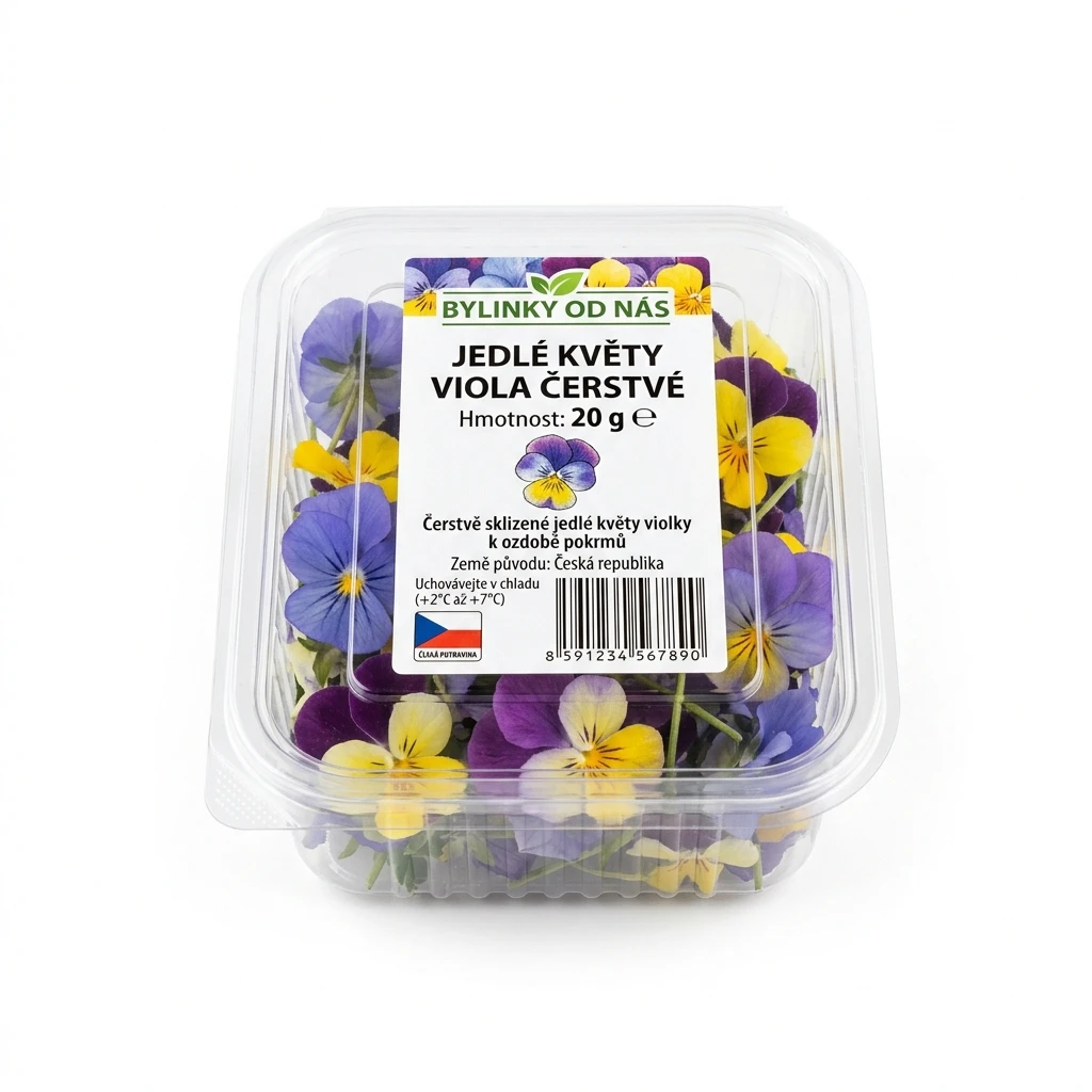 Jedlé květy viola čerstvé 20 g