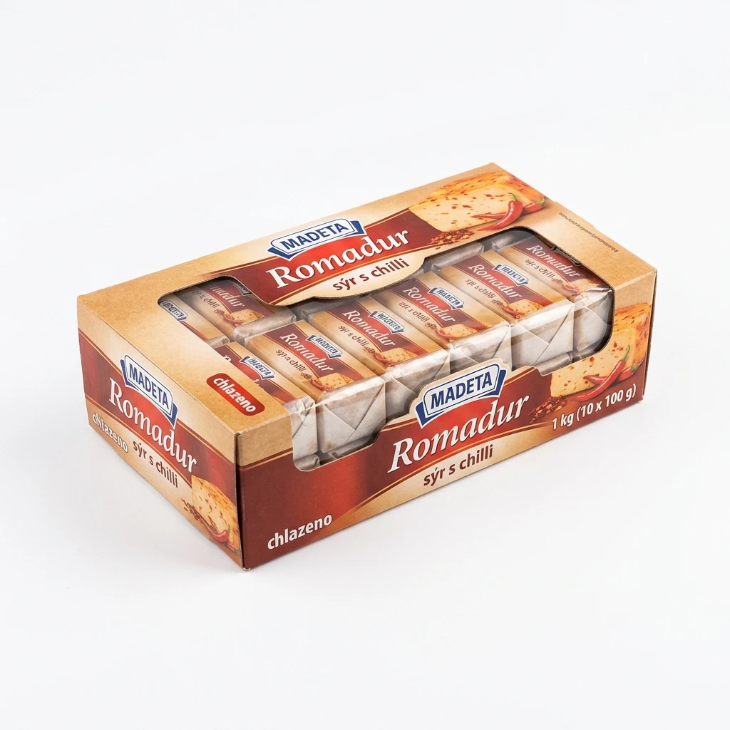 MADETA Romadur sýr s chilli chlaz. 10 x 100 g