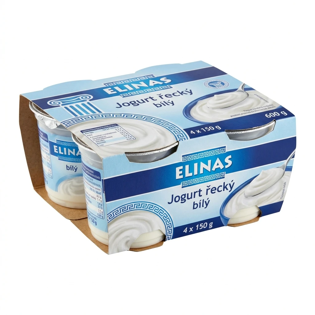 ELINAS Jogurt řecký bílý chlaz. 4 x 150 g