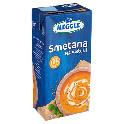 MEGGLE Smetana na vaření 10 % 1 l