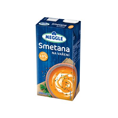 MEGGLE Smetana na vaření 10 % 500 ml