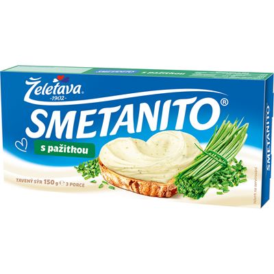 Želetava Smetanito pažitka sýr tavený chlaz. 150 g