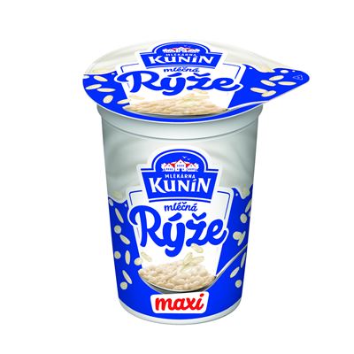 MLÉKÁRNA KUNÍN Mléčná rýže natural chlaz. 450 g