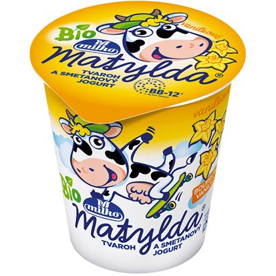 milko Matylda Tvaroh BIO vanilka chlaz. 125 g