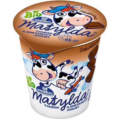 milko Matylda Tvaroh BIO čokoláda chlaz. 125 g