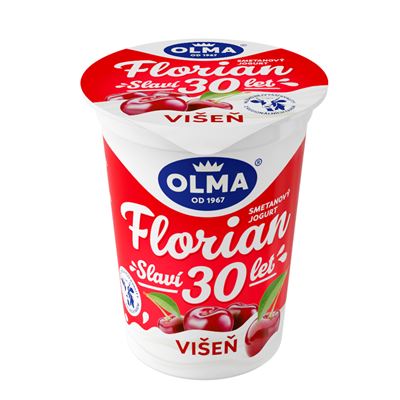 OLMA Florian jogurt smetanový višeň chlaz. 20 x 150 g