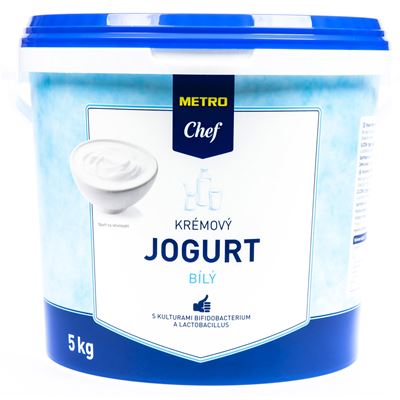 METRO Chef Jogurt bílý krémový 4 % tuku chlaz. 5 kg