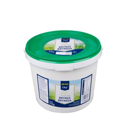 METRO Chef Bryndza plnotučná sýr chlaz. 3 kg kbelík