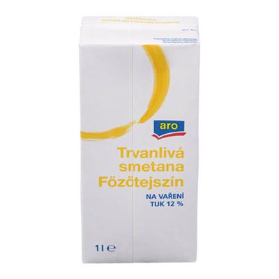 aro Smetana na vaření 12 % 1 l UHT