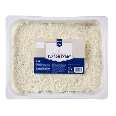 METRO Chef Tvaroh tvrdý strouhaný chlaz. 2 kg