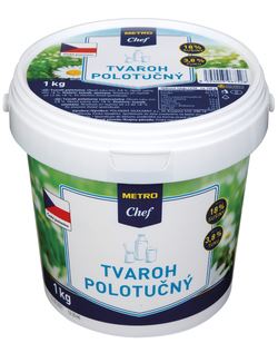 METRO Chef Tvaroh polotučný 18 % chlaz. 1 kg