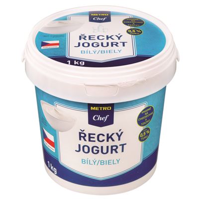 METRO Chef Jogurt řecký bílý 0,5 % tuku chlaz. 1 kg
