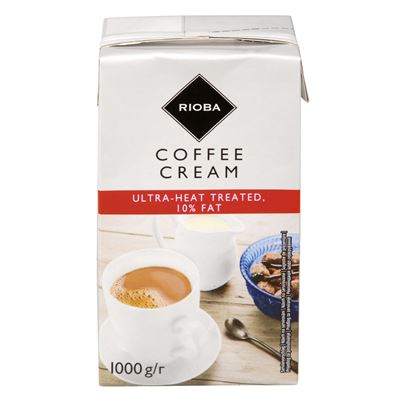 RIOBA Smetana do kávy 10 % 1 kg UHT