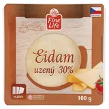 Fine Life Eidam uzený 30 % plátky chlaz. 100 g