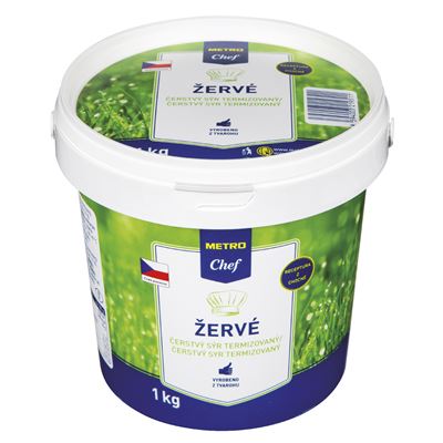 METRO Chef Žervé čerstvý termizovaný sýr 16 % chlaz. 1 kg