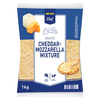 METRO Chef Mozzarella/Cheddar strouhaný chlaz. 1 kg