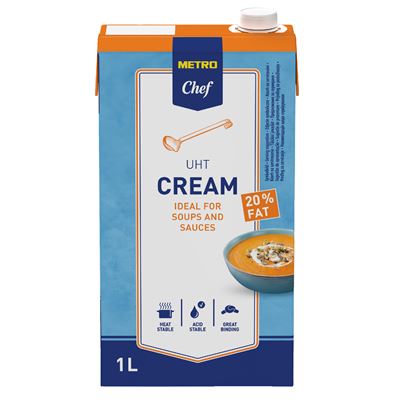 METRO Chef Smetana 20 % 1 l UHT