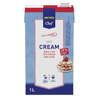 METRO Chef Smetana 35 % chlaz. 1 l UHT