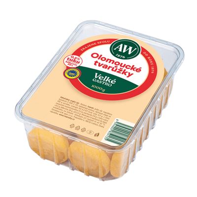A.W. Olomoucké tvarůžky velké gastro chlaz. 1 kg