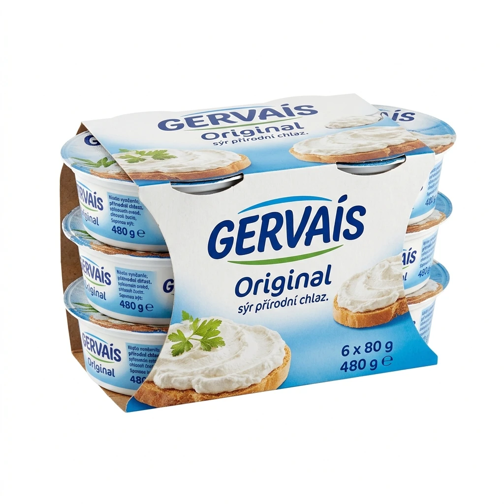 GERVAIS Original sýr přírodní chlaz. 6 x 80 g