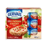 GERVAIS Original sýr s paprikou a rajčaty chlaz. 6 x 80 g
