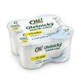 Moravia Olé! Olešnický tvaroh měkký 1% chlaz. 4 x 230 g