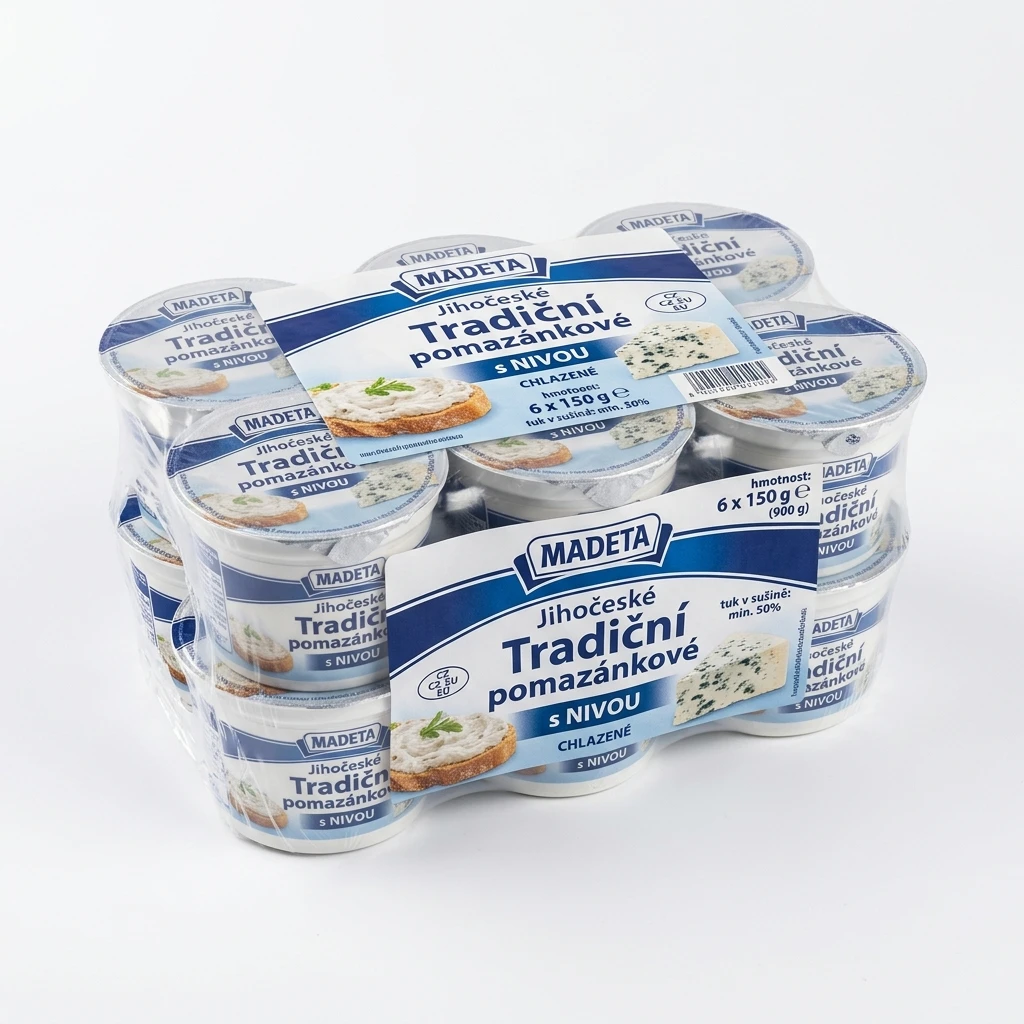 MADETA Jihočeské Tradiční pomazánkové s nivou chlaz. 6 x 150 g