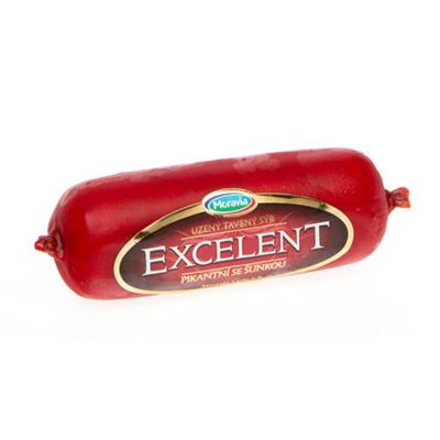 Moravia Excelent sýr tavený pálivý se šunkou chlaz. 250 g