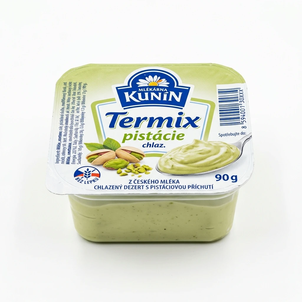 MLÉKÁRNA KUNÍN Termix pistácie chlaz. 24 x 90 g