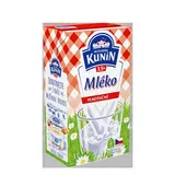 MLÉKÁRNA KUNÍN Mléko 3,5 % trvanlivé 12 x 1 l