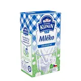 MLÉKÁRNA KUNÍN Mléko polotučné 1,5 % trvanlivé 4 x 1 l