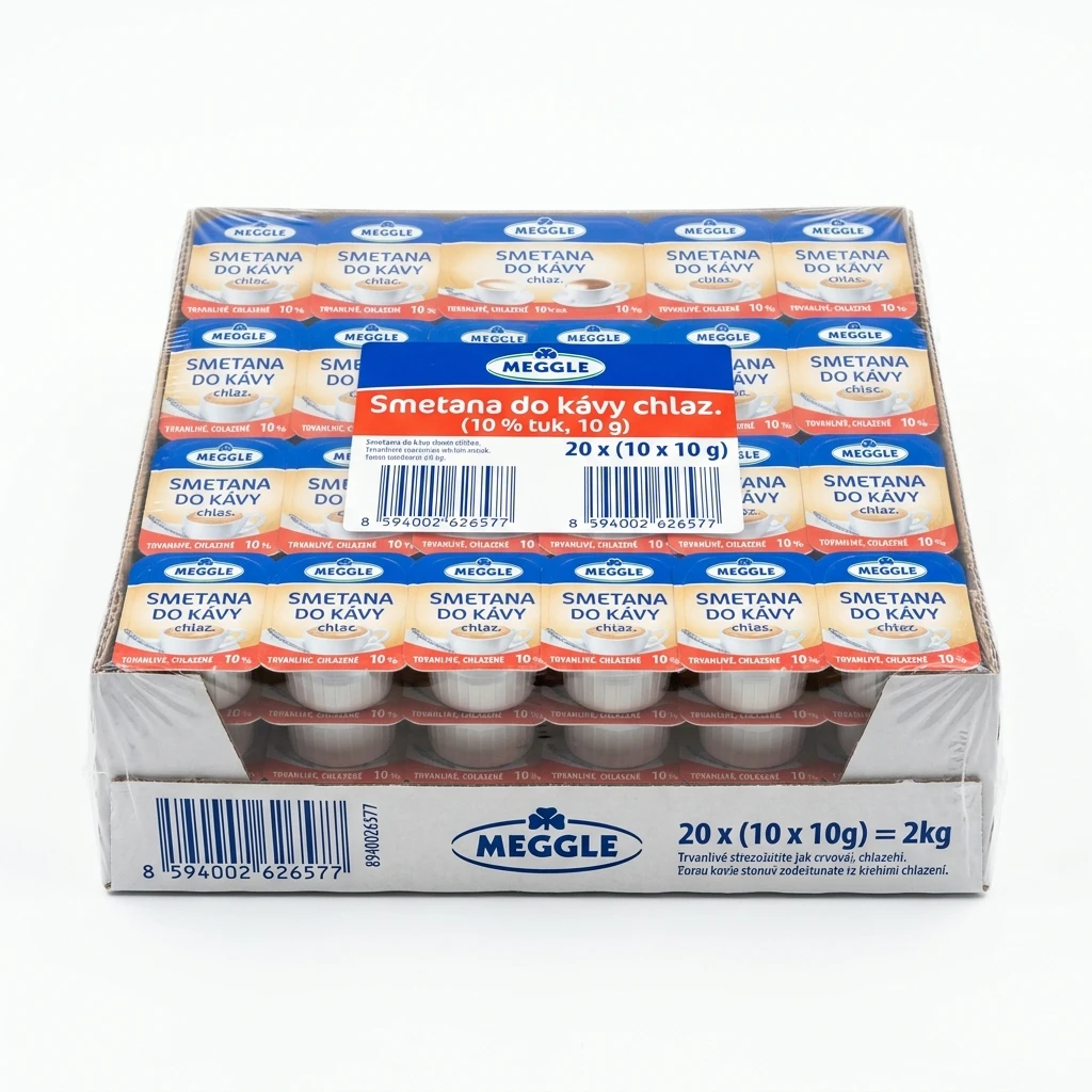 MEGGLE Smetana do kávy chlaz. 20 x (10 x 10 g)