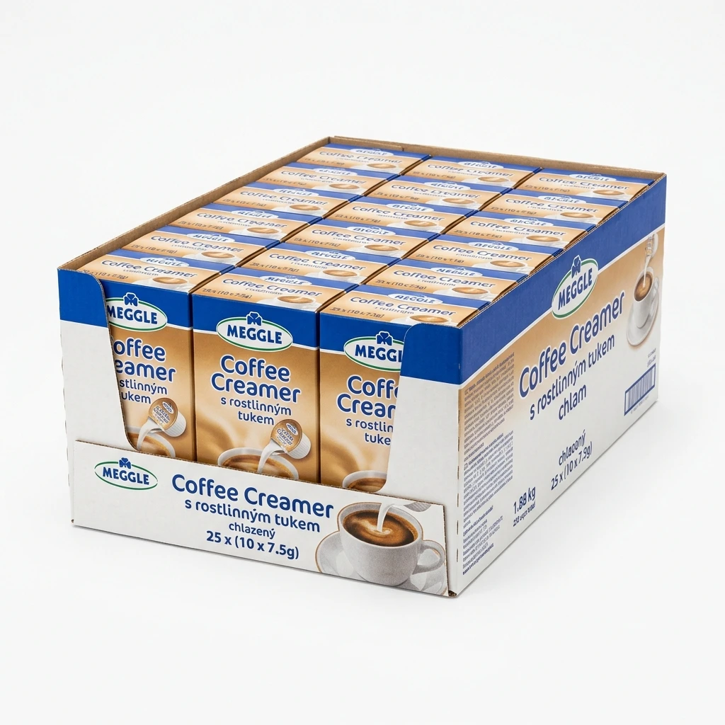 MEGGLE Coffee Creamer s rostlinným tukem chlaz. 25 x (10 x 7,5 g)