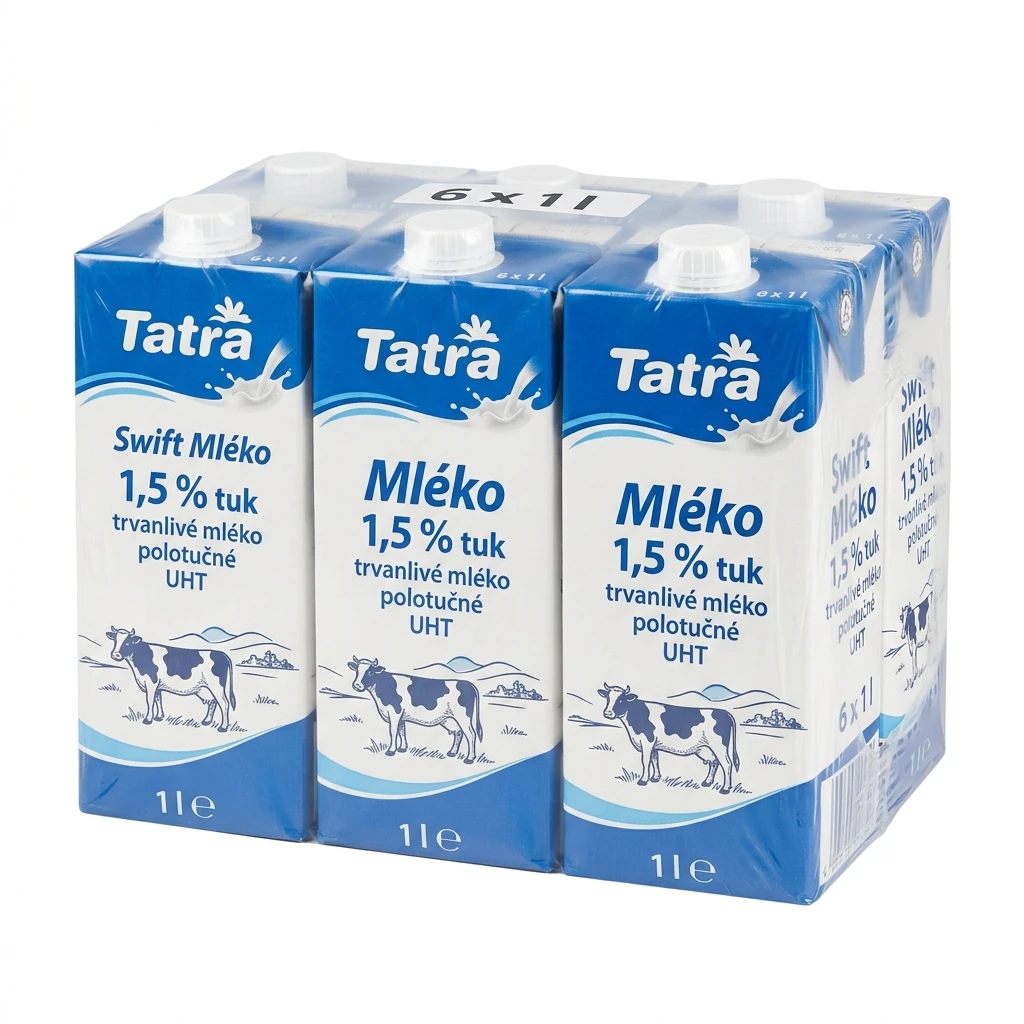Tatra Swift Mléko 1,5 % trvanlivé 6 x 1 l