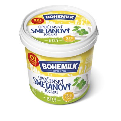 BOHEMILK Jogurt bílý 10 % tuku chlaz. 1 kg