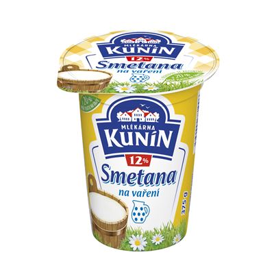 MLÉKÁRNA KUNÍN Smetana 12 % 375 g