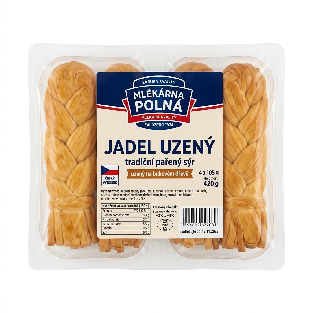 MLÉKÁRNA POLNÁ Jadel uzený chlaz. 4 x 105 g