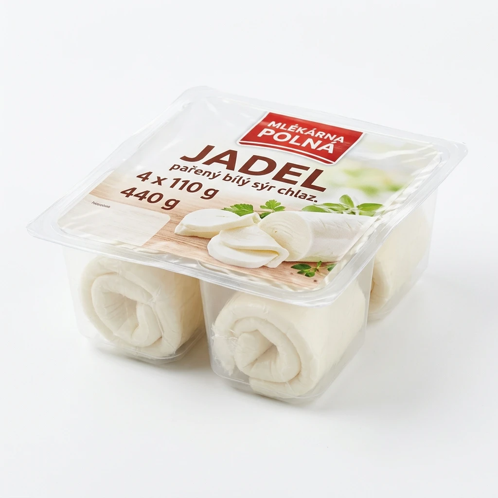 MLÉKÁRNA POLNÁ Jadel pařený bílý sýr chlaz. 4 x 110 g