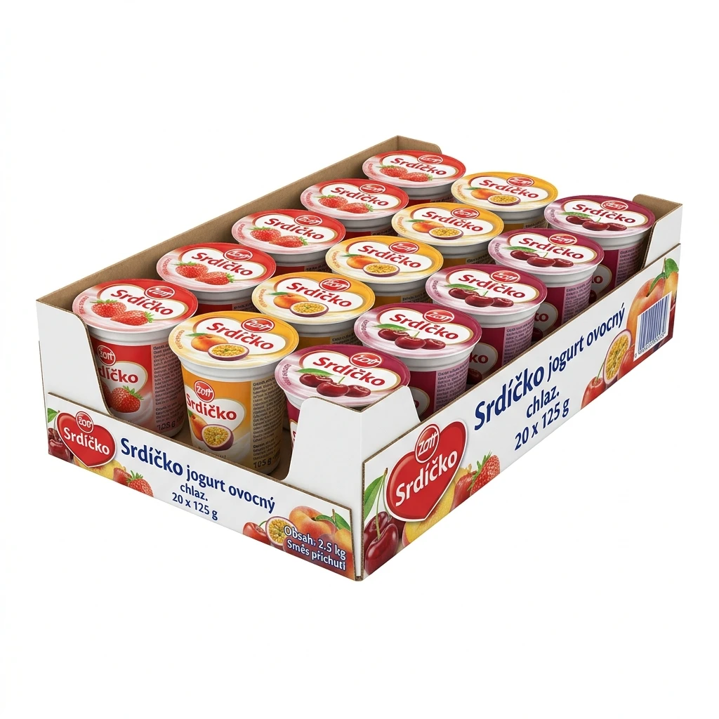 Zott Srdíčko jogurt ovocný chlaz. 20 x 125 g